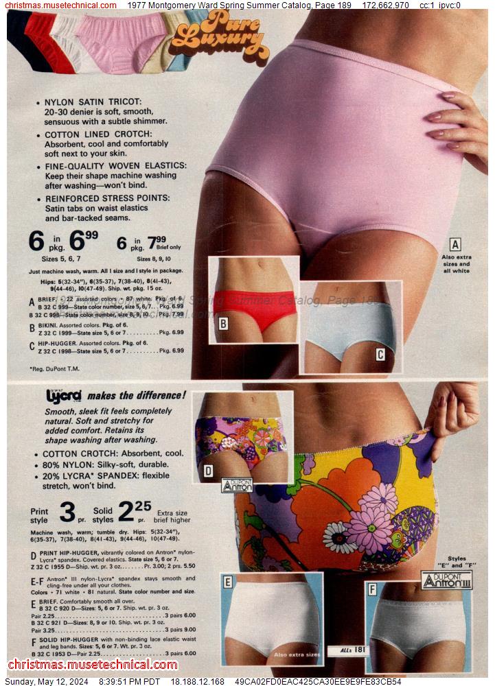 1977 Montgomery Ward Spring Summer Catalog, Page 189