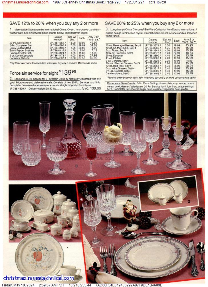 1987 JCPenney Christmas Book, Page 293