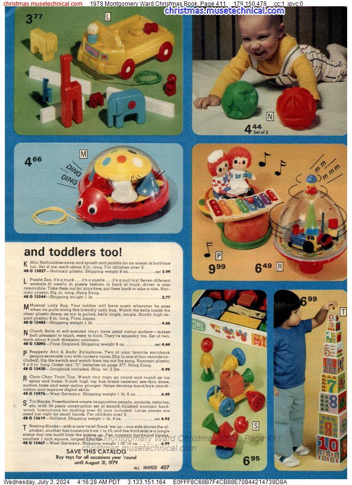 1978 Montgomery Ward Christmas Book, Page 411