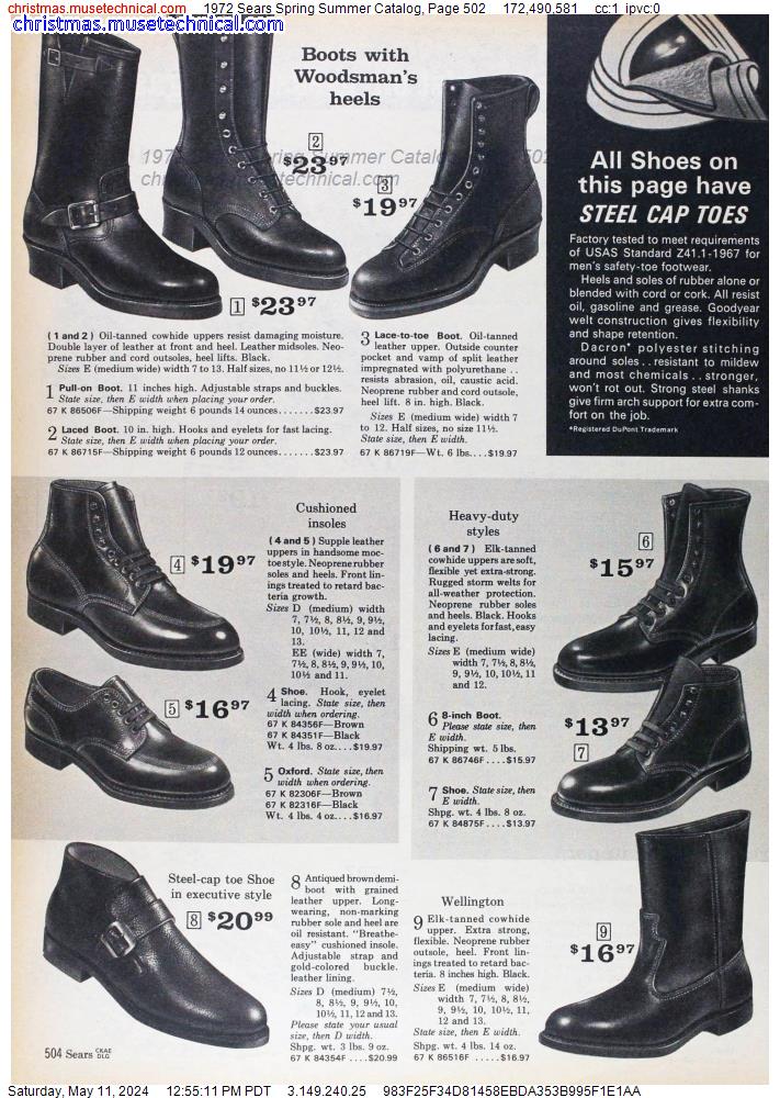 1972 Sears Spring Summer Catalog, Page 502
