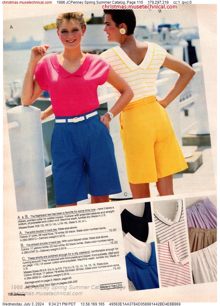 1986 JCPenney Spring Summer Catalog, Page 110