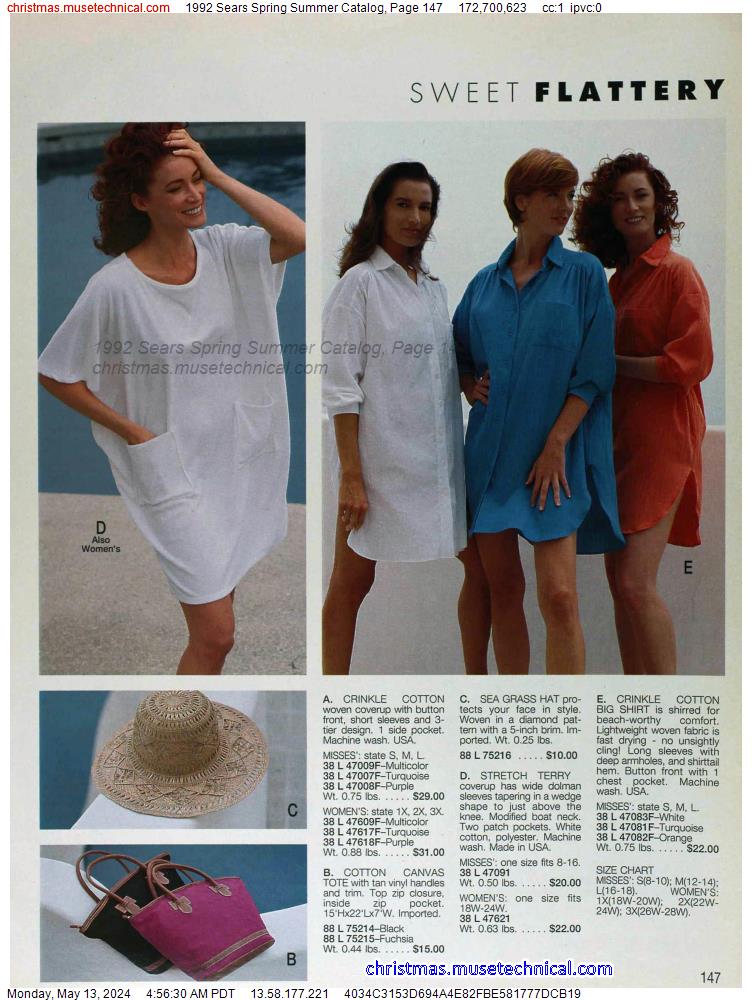1992 Sears Spring Summer Catalog, Page 147