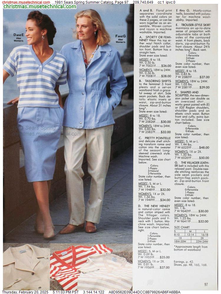 1991 Sears Spring Summer Catalog, Page 97