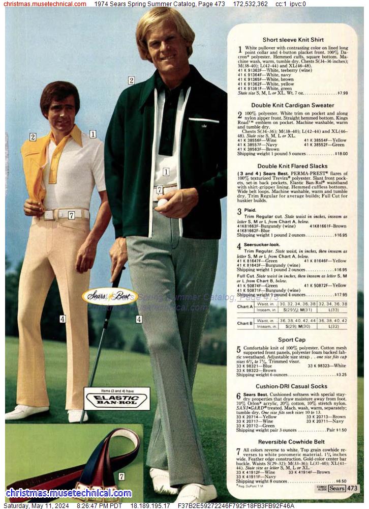 1974 Sears Spring Summer Catalog, Page 473