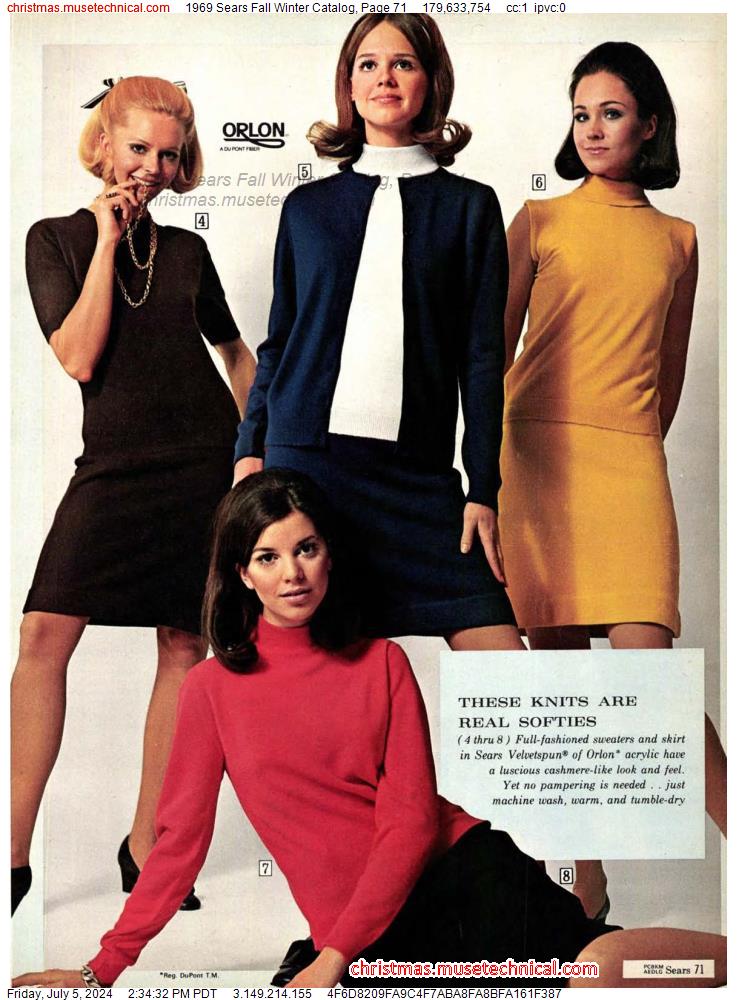 1969 Sears Fall Winter Catalog, Page 71