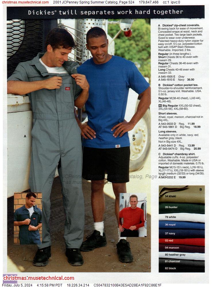 2001 JCPenney Spring Summer Catalog, Page 524