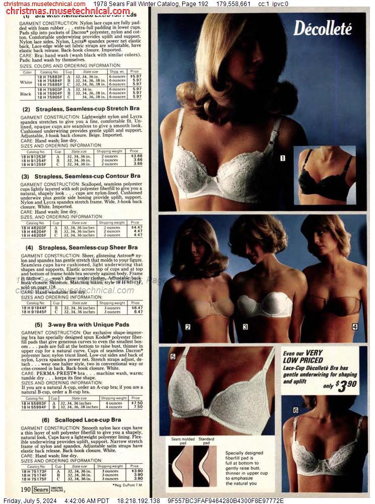 1978 Sears Fall Winter Catalog, Page 192