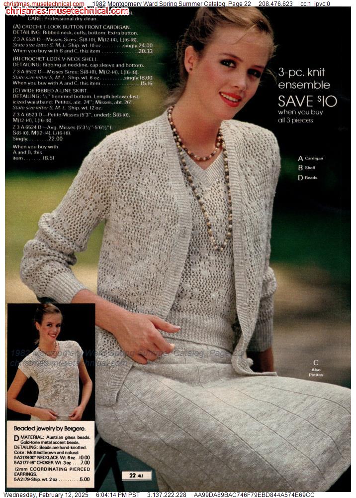 1982 Montgomery Ward Spring Summer Catalog, Page 22