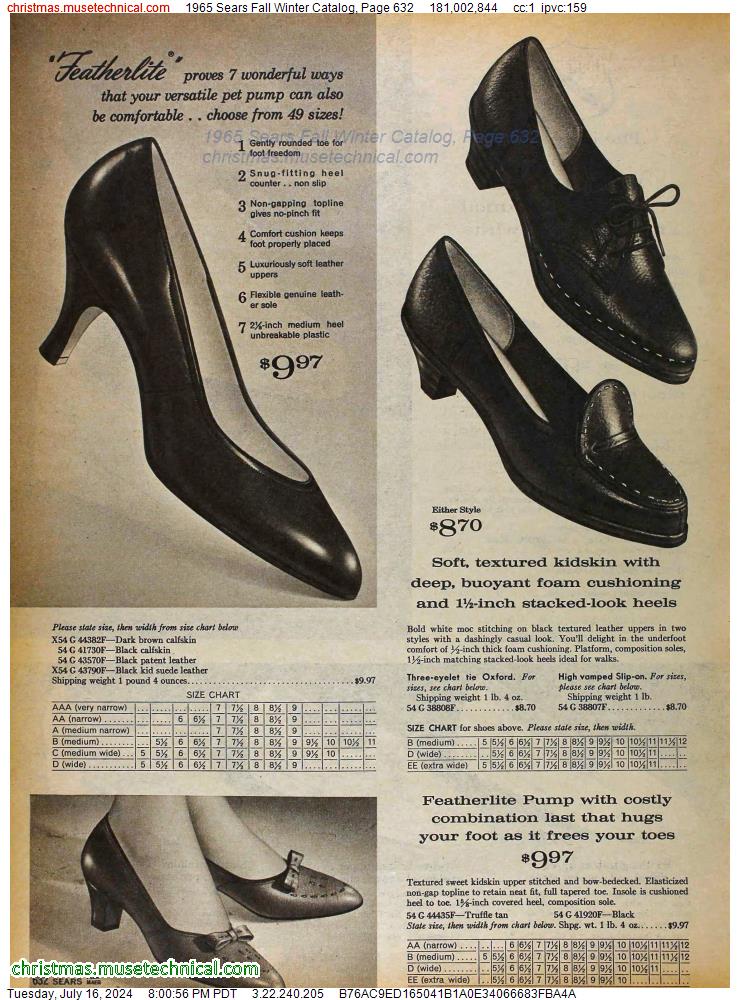 1965 Sears Fall Winter Catalog, Page 632
