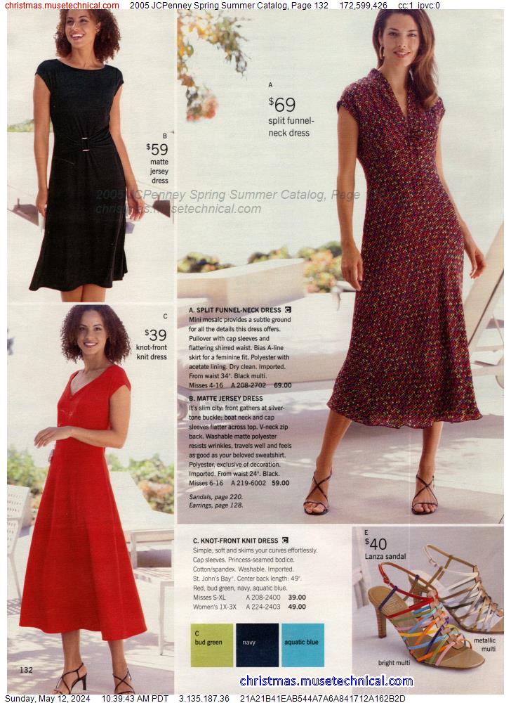 2005 JCPenney Spring Summer Catalog, Page 132