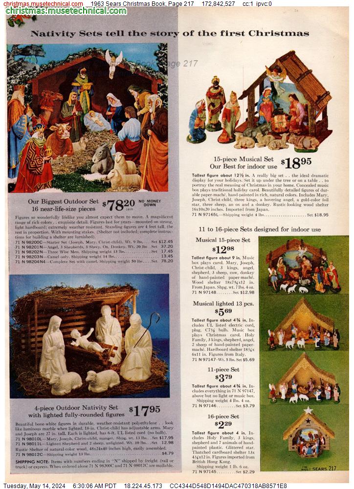 1963 Sears Christmas Book, Page 217