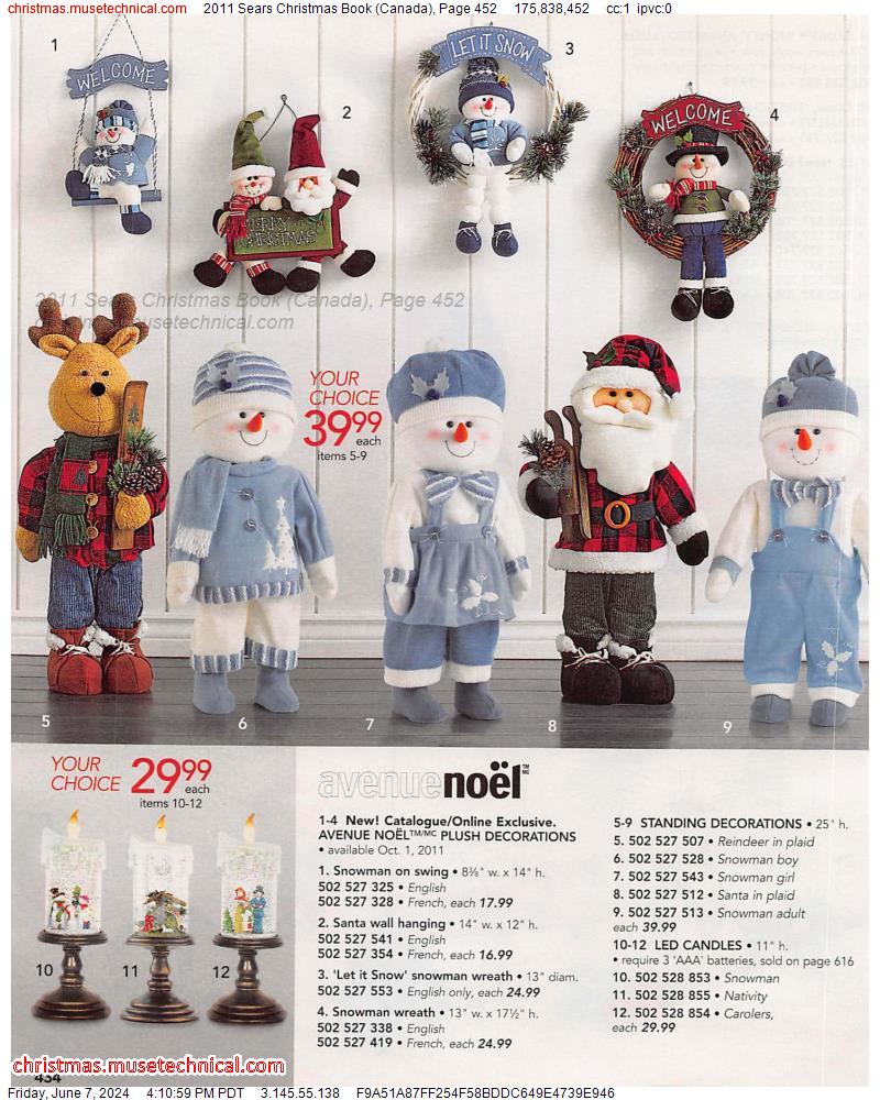2011 Sears Christmas Book (Canada), Page 452