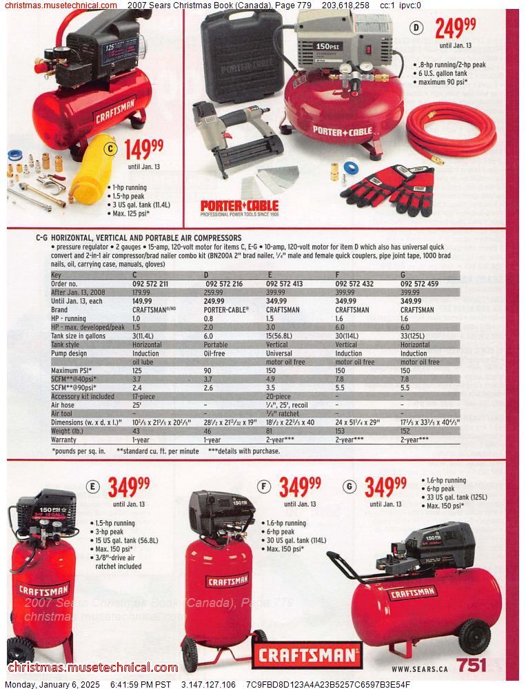 2007 Sears Christmas Book (Canada), Page 779