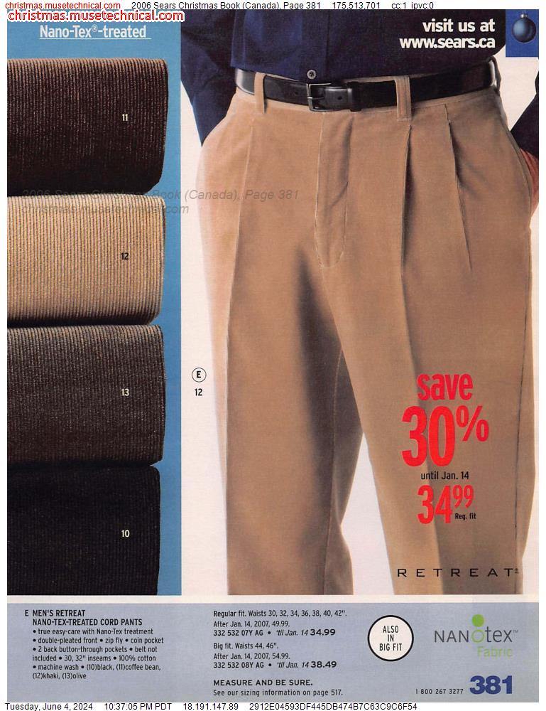 2006 Sears Christmas Book (Canada), Page 381