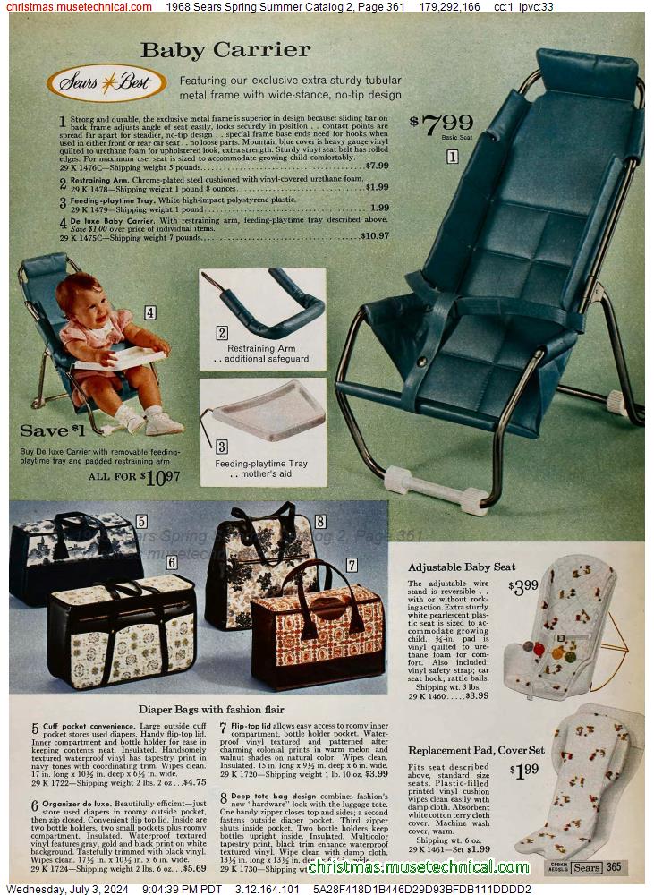 1968 Sears Spring Summer Catalog 2, Page 361