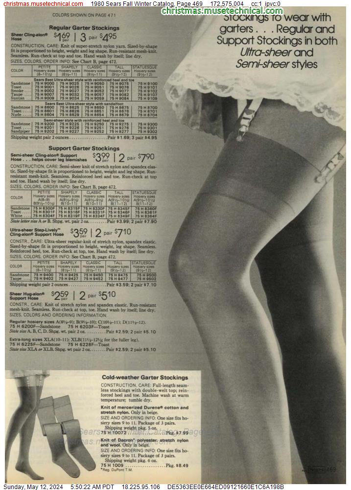 1980 Sears Fall Winter Catalog, Page 469