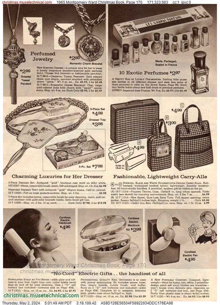 1965 Montgomery Ward Christmas Book, Page 170