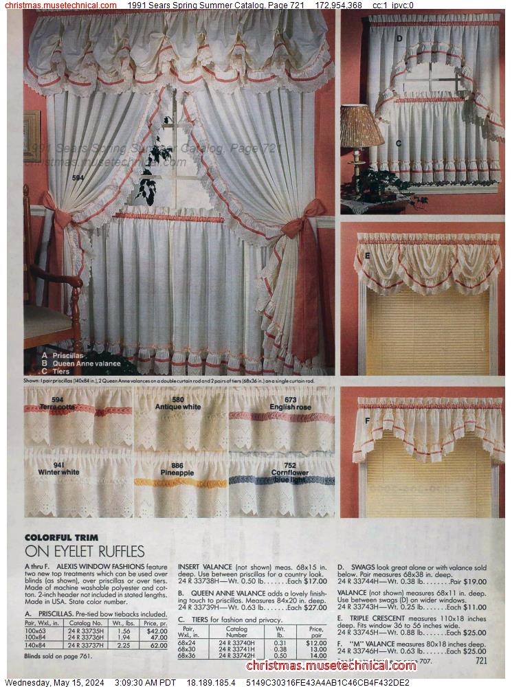 1991 Sears Spring Summer Catalog, Page 721
