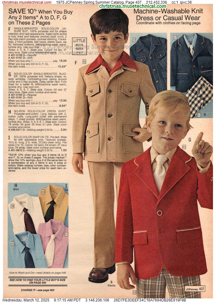 1975 JCPenney Spring Summer Catalog, Page 407