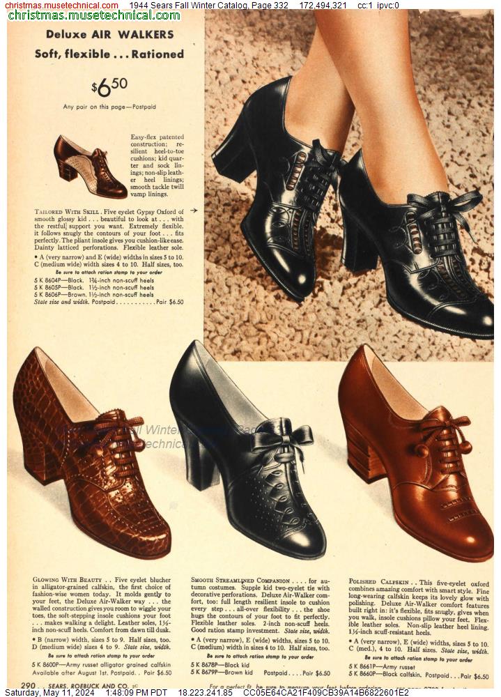 1944 Sears Fall Winter Catalog, Page 332