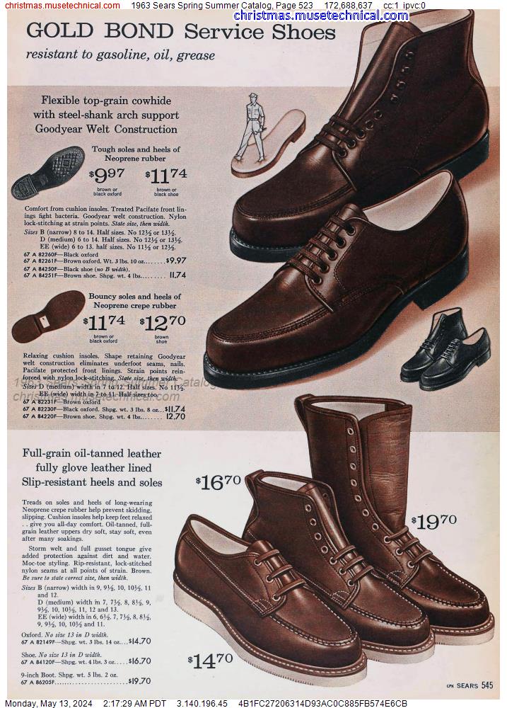 1963 Sears Spring Summer Catalog, Page 523