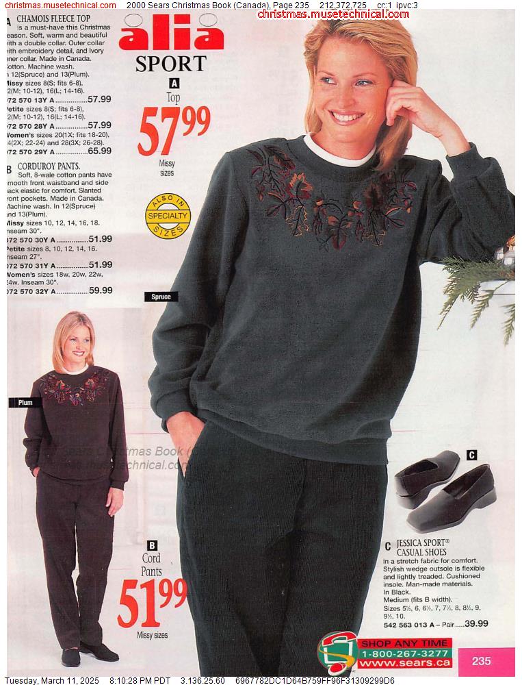 2000 Sears Christmas Book (Canada), Page 235