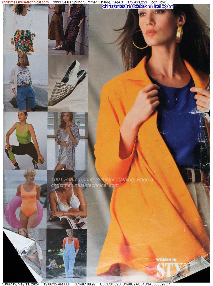 1991 Sears Spring Summer Catalog, Page 3