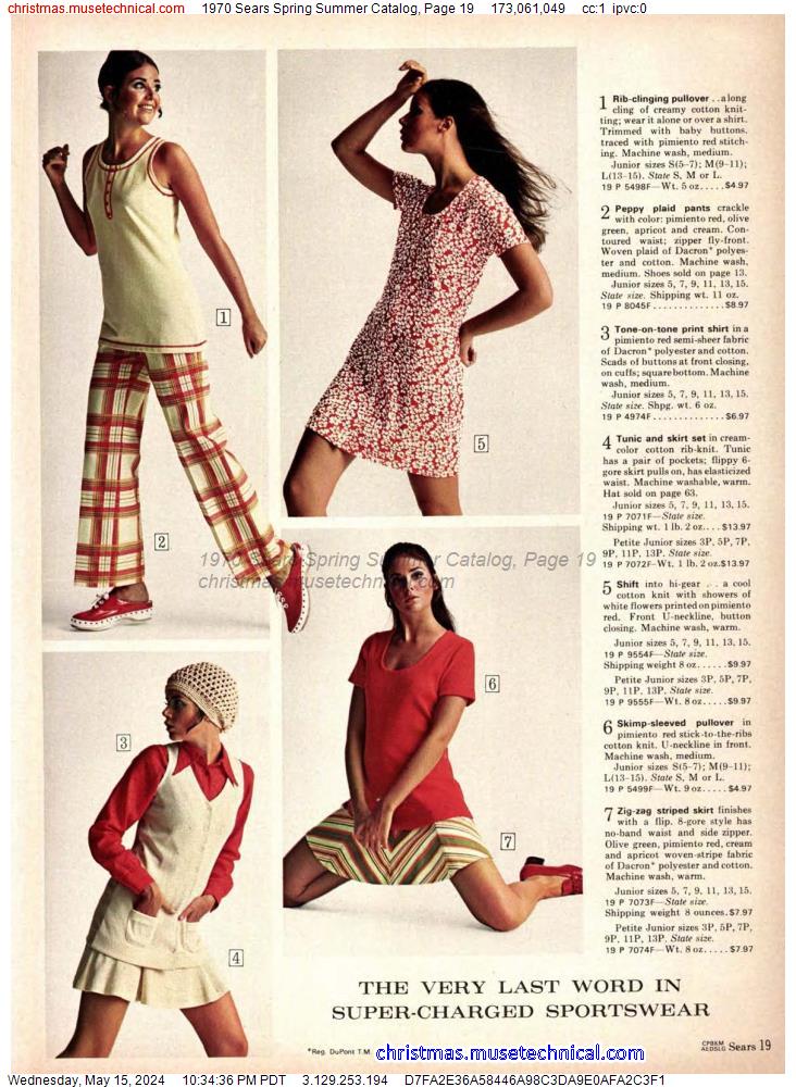 1970 Sears Spring Summer Catalog, Page 19