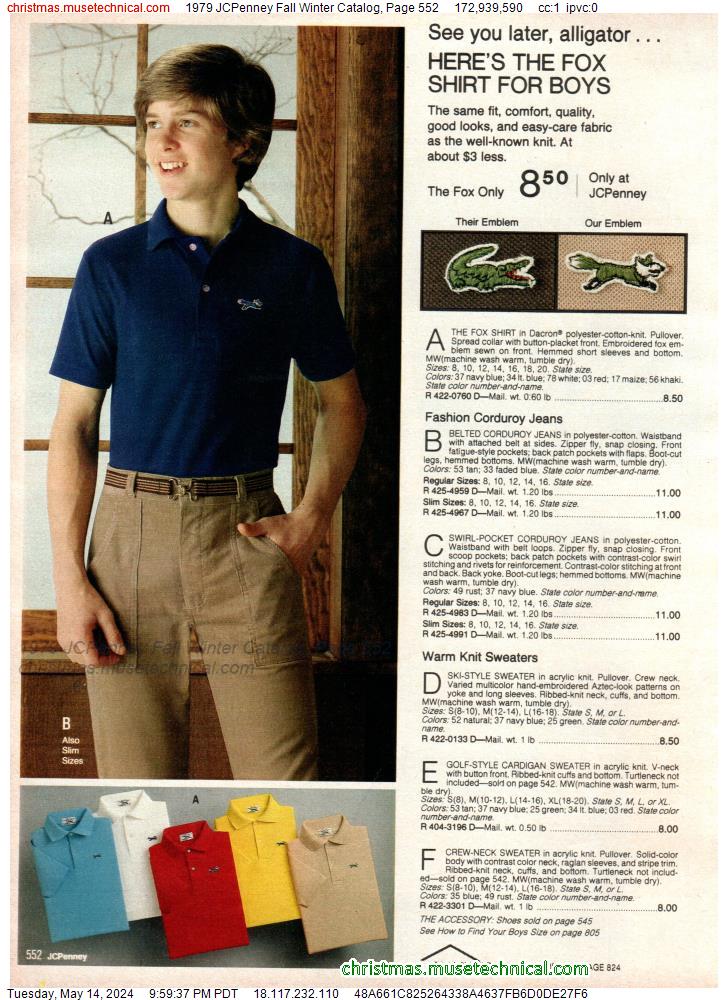 1979 JCPenney Fall Winter Catalog, Page 552