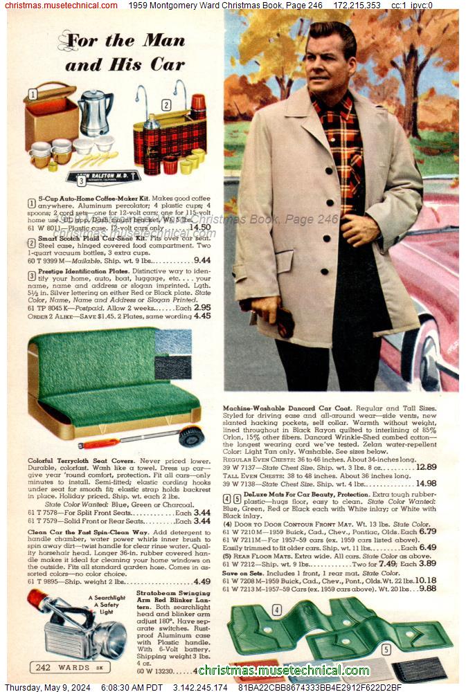 1959 Montgomery Ward Christmas Book, Page 246