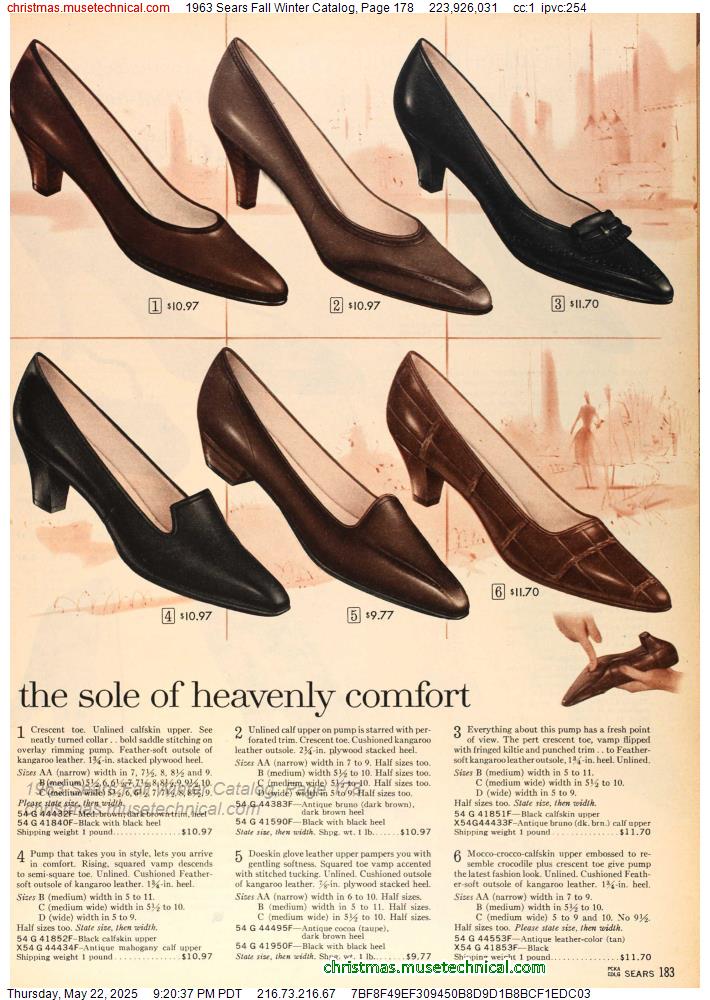 1963 Sears Fall Winter Catalog, Page 178