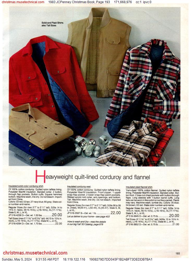 1983 JCPenney Christmas Book, Page 193