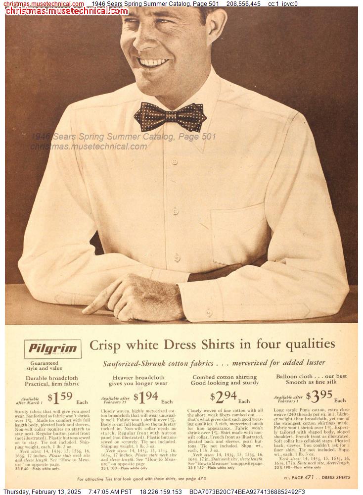 1946 Sears Spring Summer Catalog, Page 501