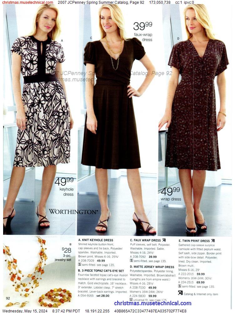 2007 JCPenney Spring Summer Catalog, Page 92