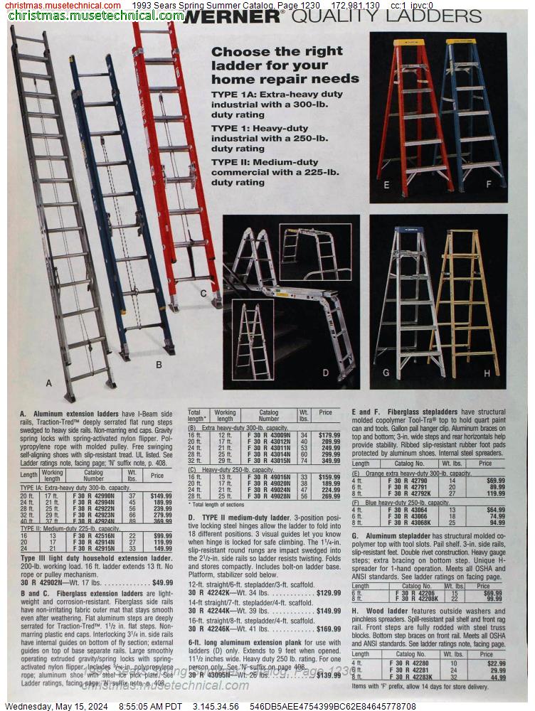 1993 Sears Spring Summer Catalog, Page 1230