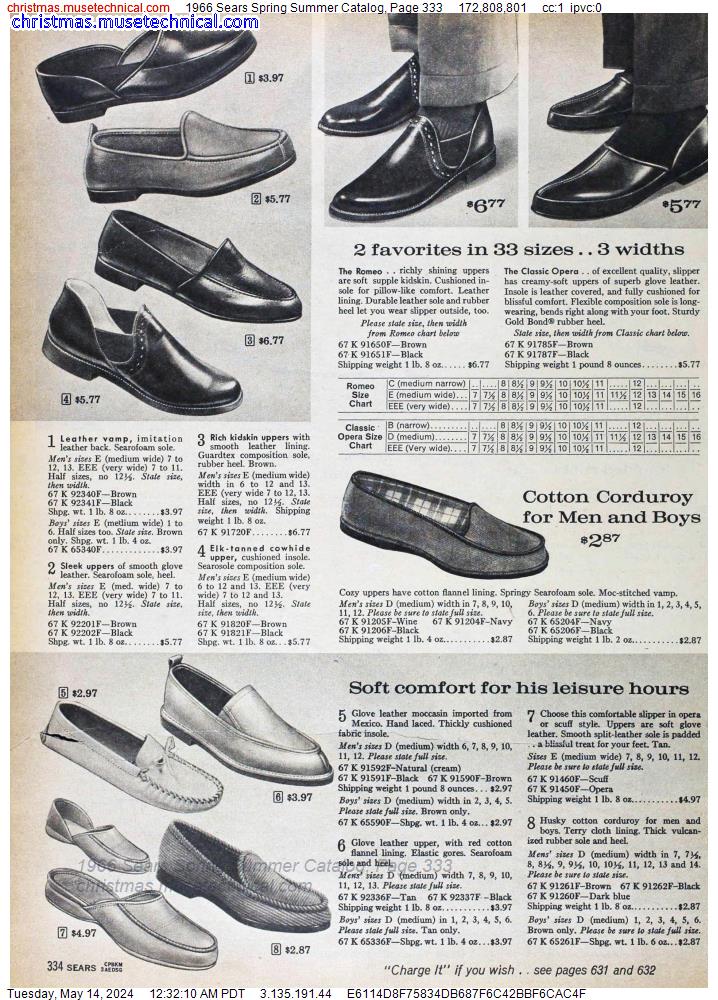 1966 Sears Spring Summer Catalog, Page 333