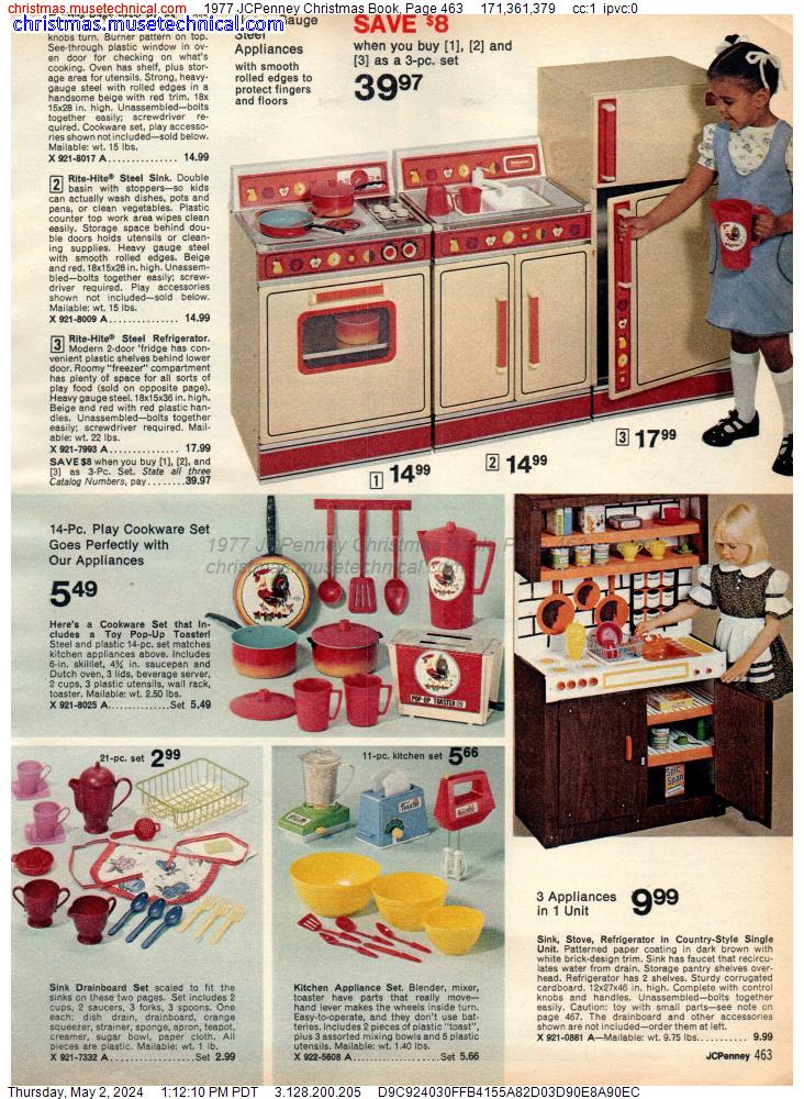 1977 JCPenney Christmas Book, Page 463