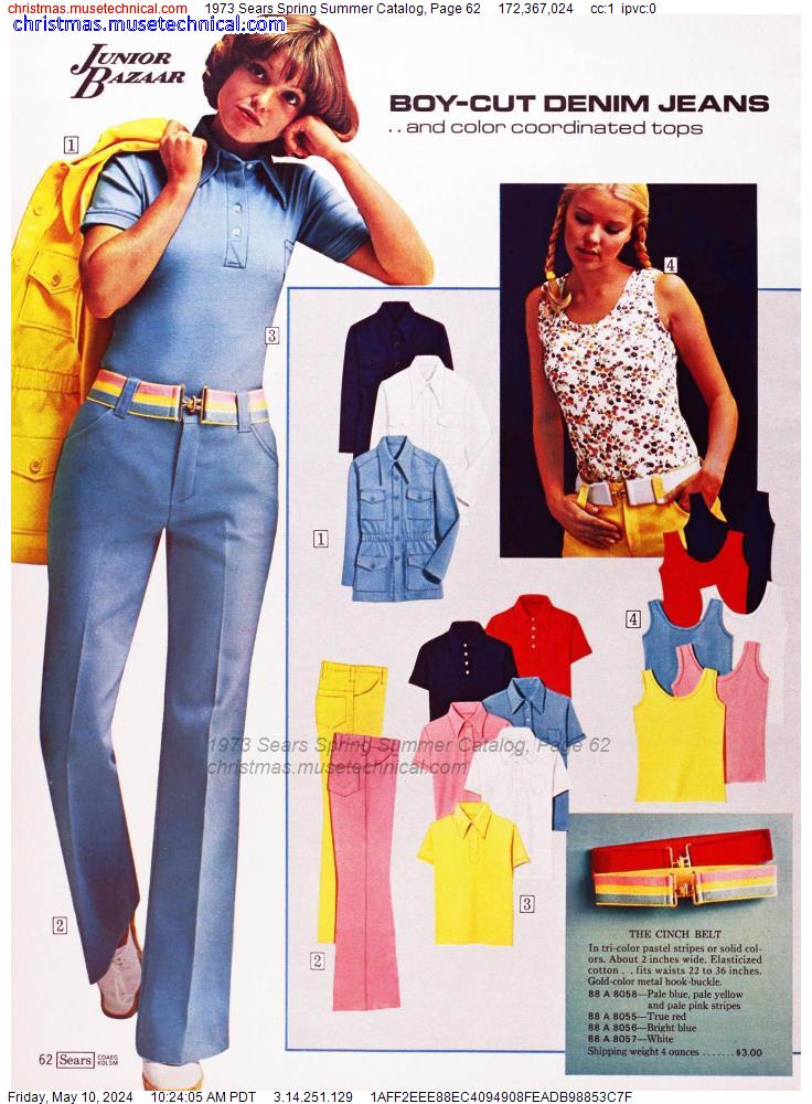 1973 Sears Spring Summer Catalog, Page 62