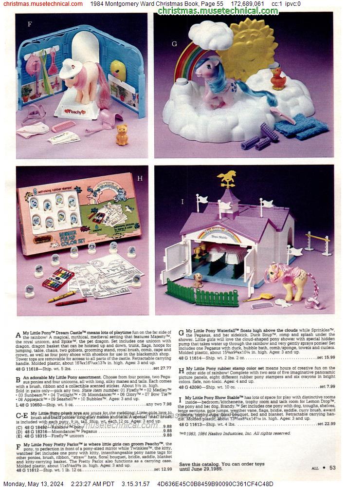 1984 Montgomery Ward Christmas Book, Page 55