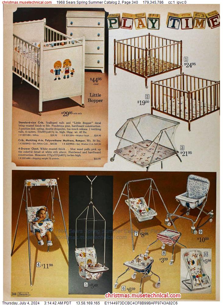 1968 Sears Spring Summer Catalog 2, Page 340
