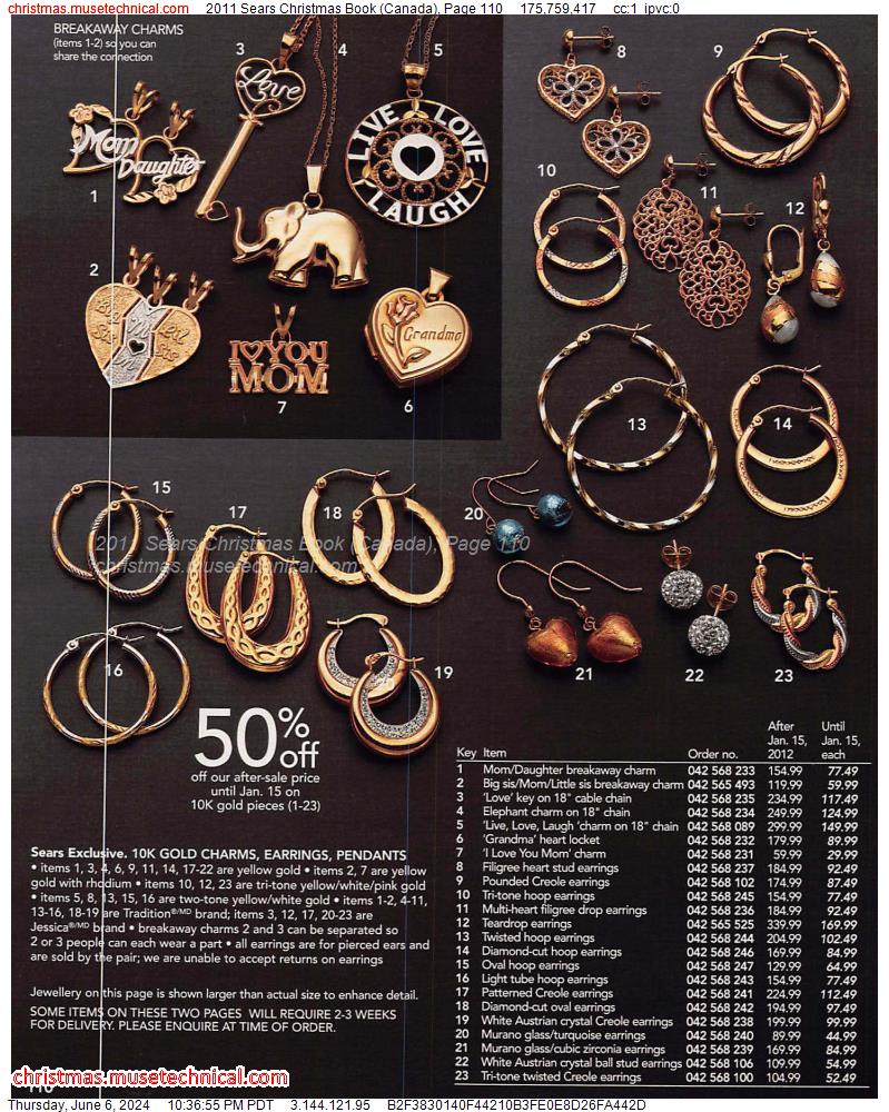 2011 Sears Christmas Book (Canada), Page 110