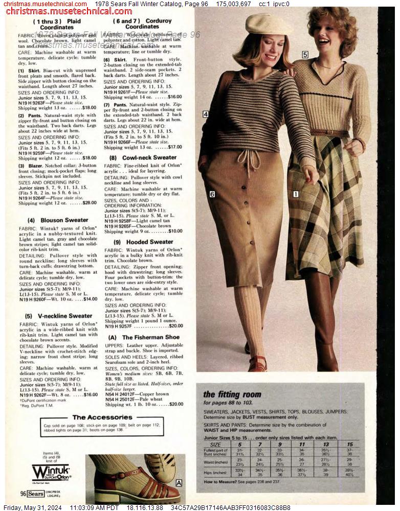 1978 Sears Fall Winter Catalog, Page 96