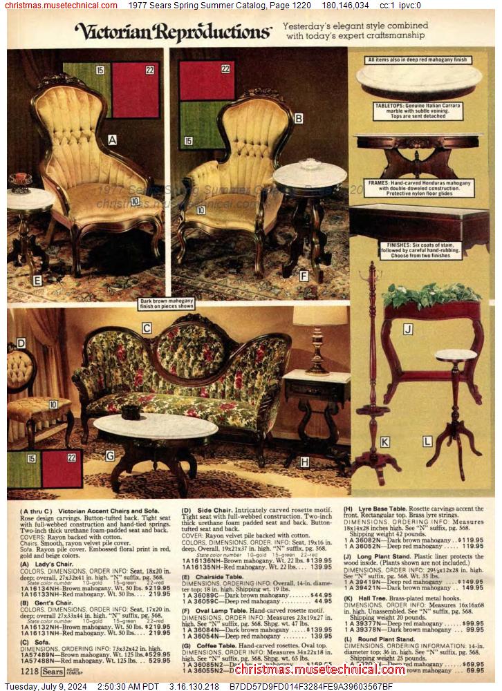 1977 Sears Spring Summer Catalog, Page 1220