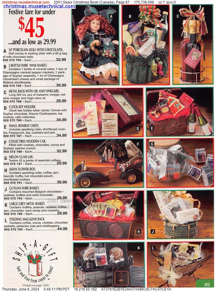 2001 Sears Christmas Book (Canada), Page 87