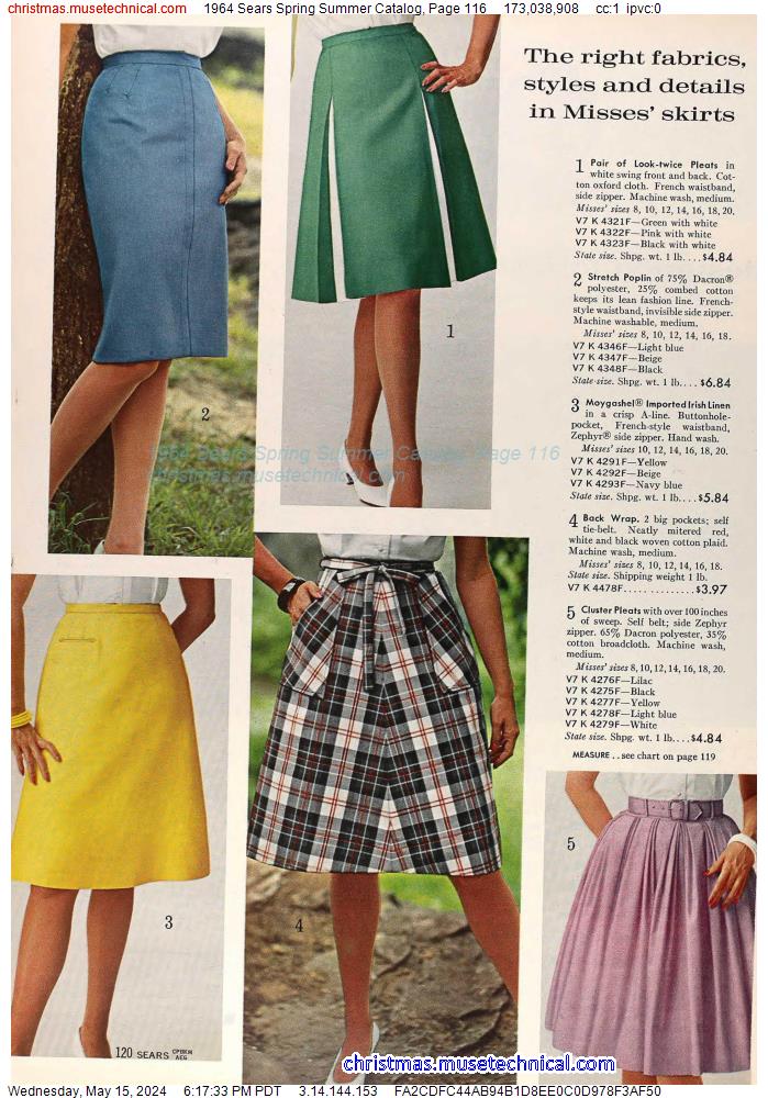 1964 Sears Spring Summer Catalog, Page 116