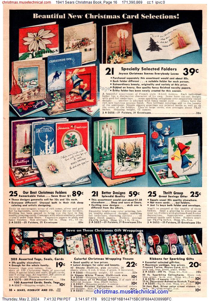 1941 Sears Christmas Book, Page 16