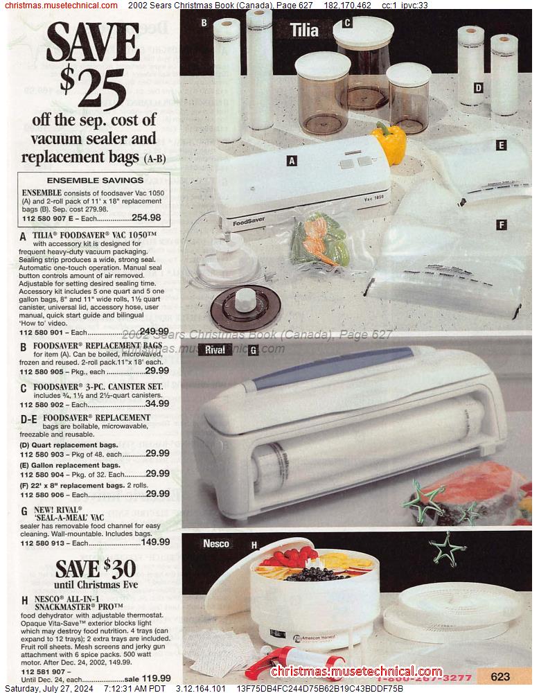 2002 Sears Christmas Book (Canada), Page 627