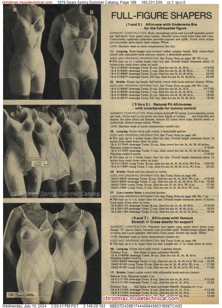 1979 Sears Spring Summer Catalog, Page 186