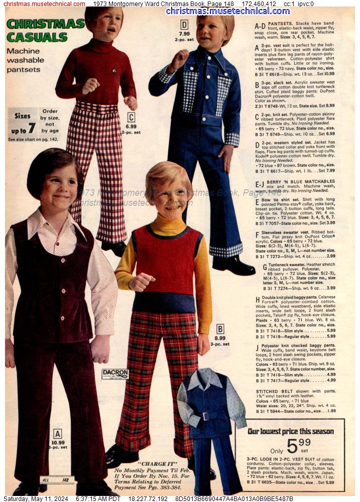 1973 Montgomery Ward Christmas Book, Page 148