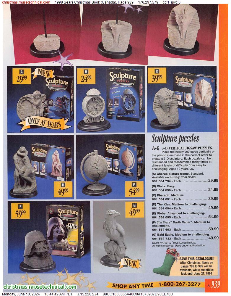 1998 Sears Christmas Book (Canada), Page 939